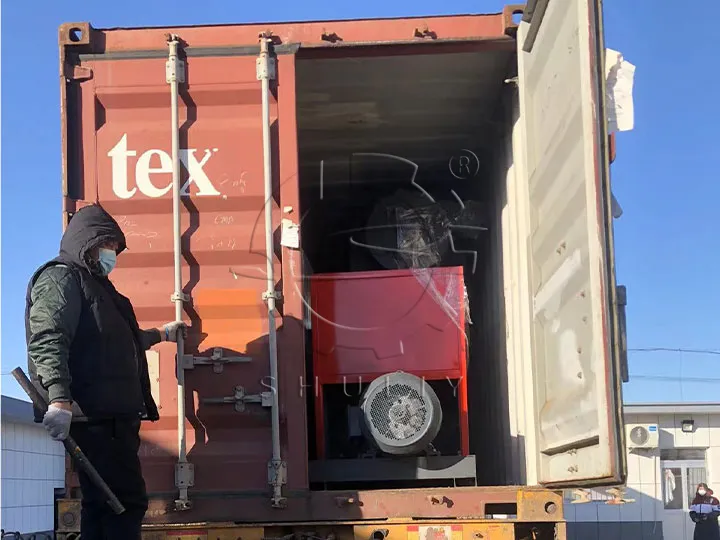 film pelletizing machine sent to Mozambique