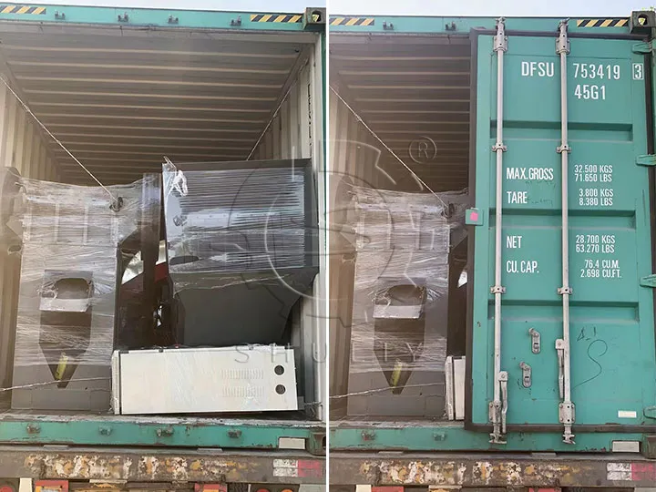 تم إرسال خط تحبيب البلاستيك PVC إلى عمان