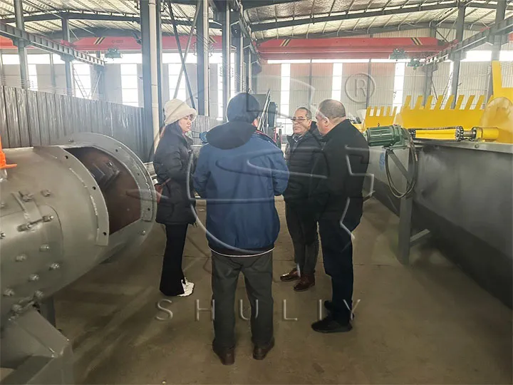 Moroccan Customers Visit Shuliy Plastic Waste Recycling Equipment