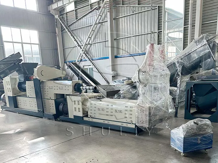 usine de machines de granulation en plastique