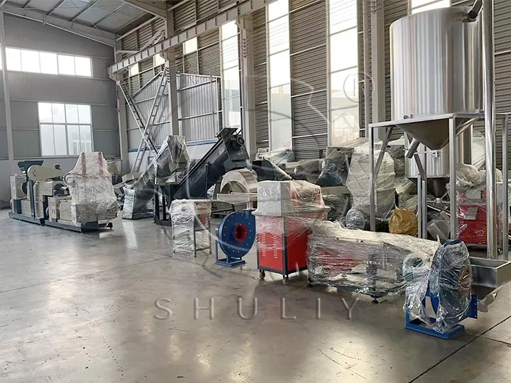 plastic recycling processing equipment to Nigeria